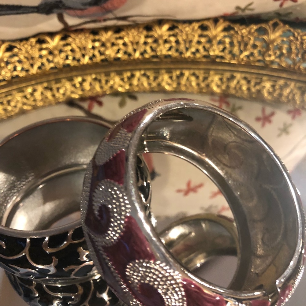 Two Hinged Bracelets